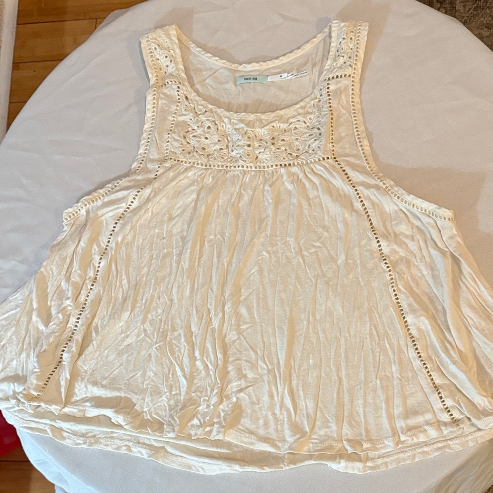 Urban Outfitters Kimchi Blue Embroidered Tank Top